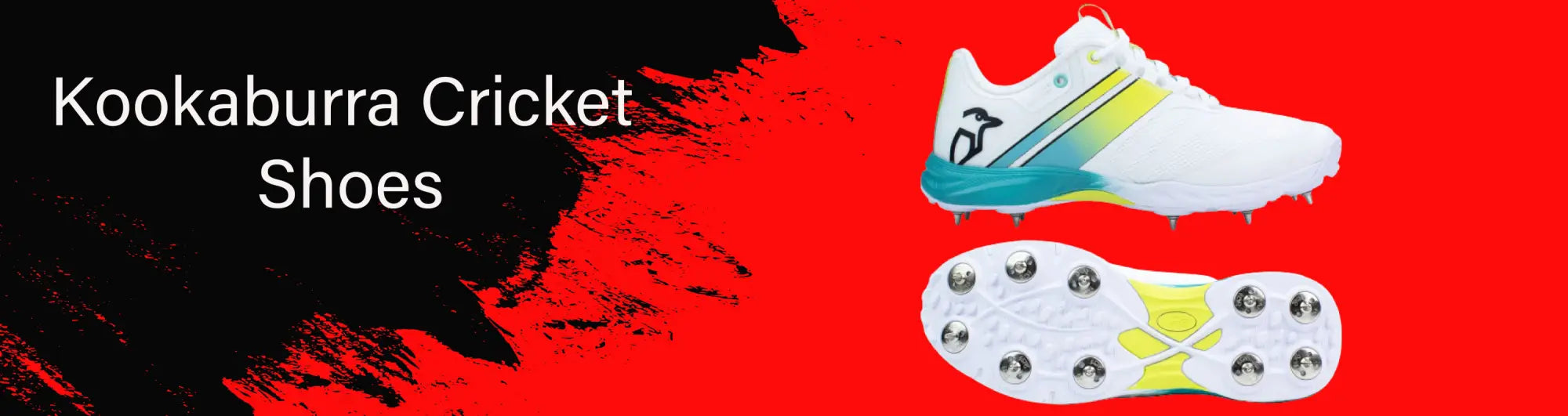 Kookaburra Cricket Shoes Rubber Sole Spike Cricket Equipment
