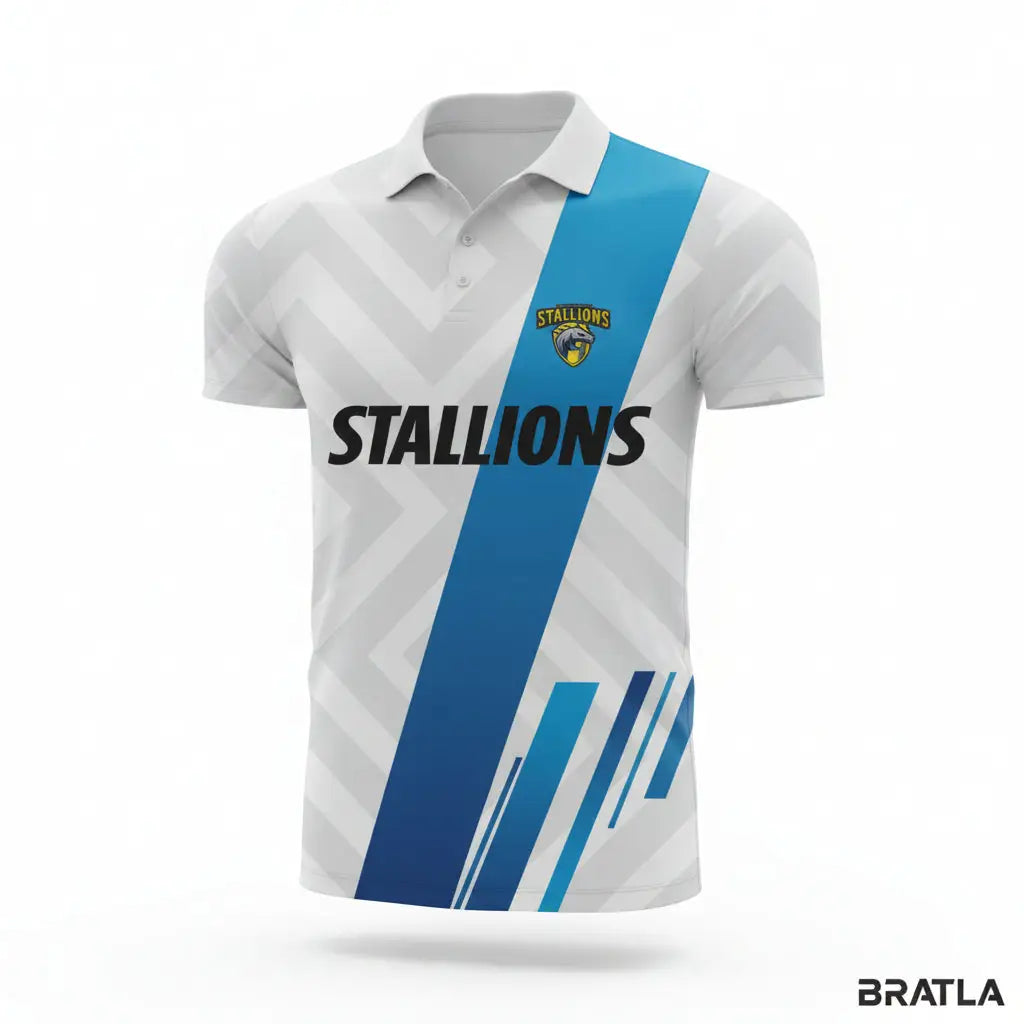 Black & White Cricket Uniform Fully Customizable with Name and Number 3 Piece Set - TeamWear