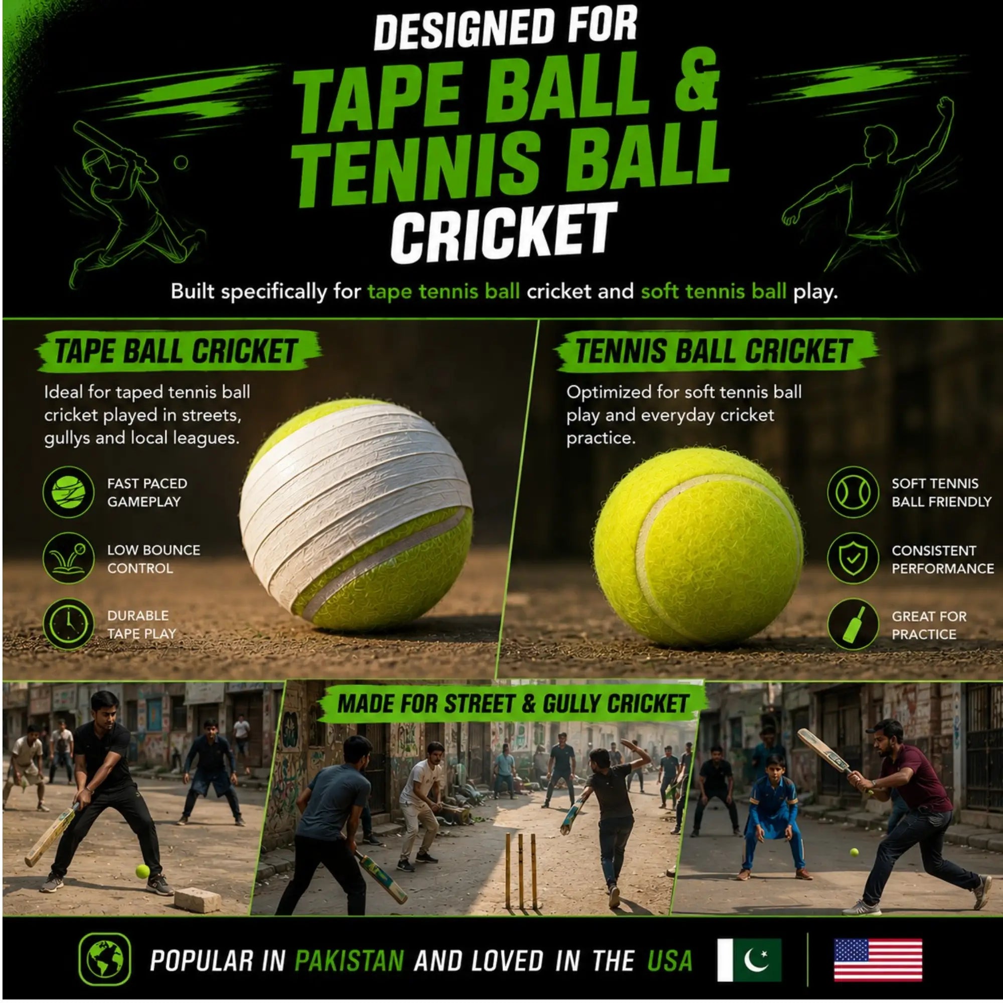 Bratla BTL Legend Adult Cricket Bat for Tape Ball & Tennis Ball Cricket - Full Size Lightweight Popular Willow Tape Ball Cricket Bat