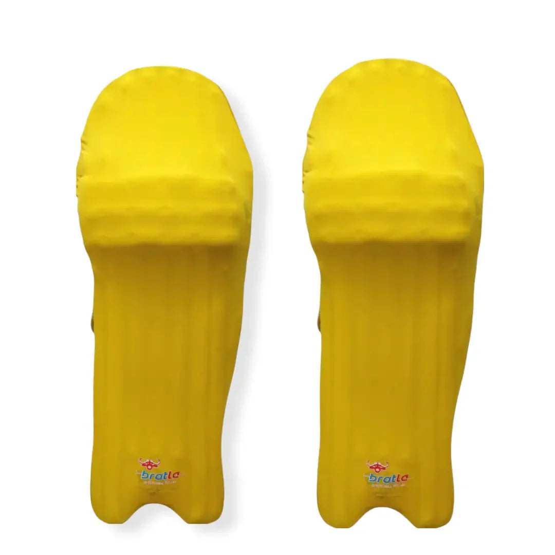 CBB Cricket Batting Pads Cover Clads Fit Neatly Easily Put On - Yellow - PADS - BATTING