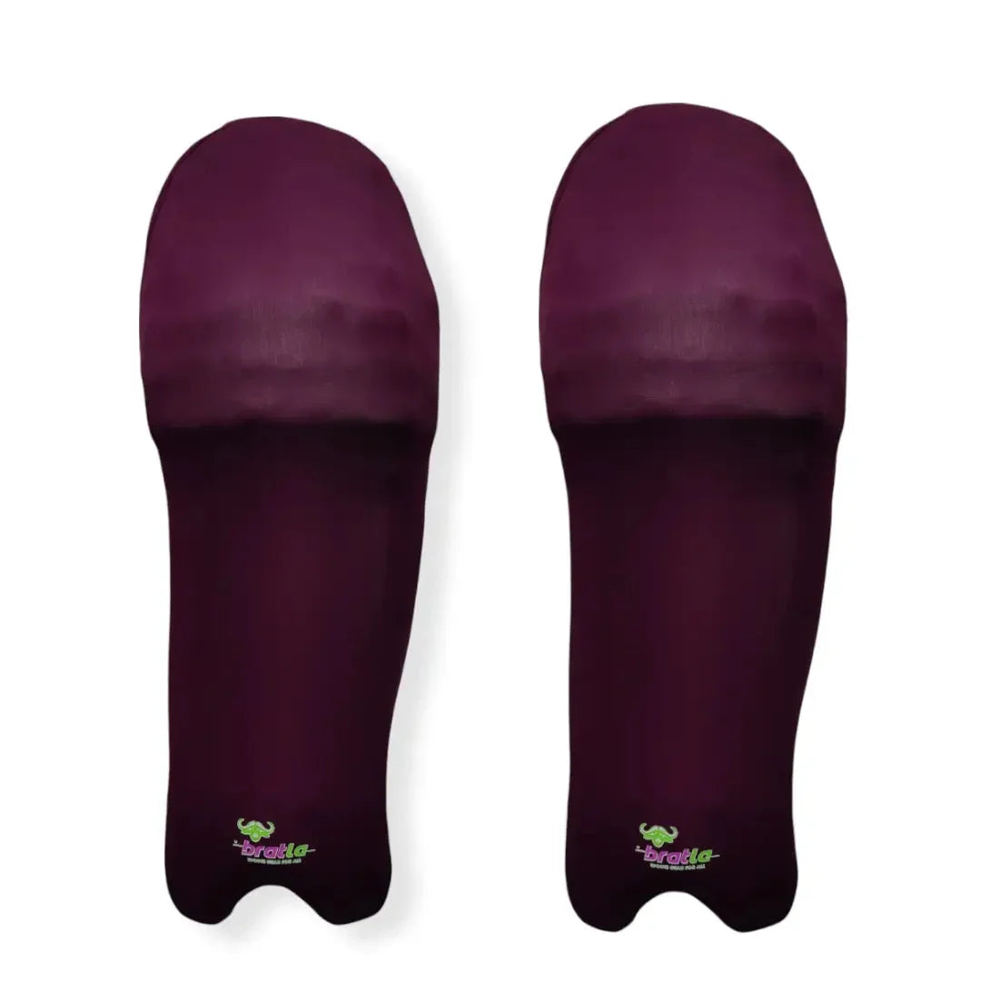 CBB Cricket Batting Pads Cover Clads Fit Neatly Easily Put On - Maroon - PADS - BATTING