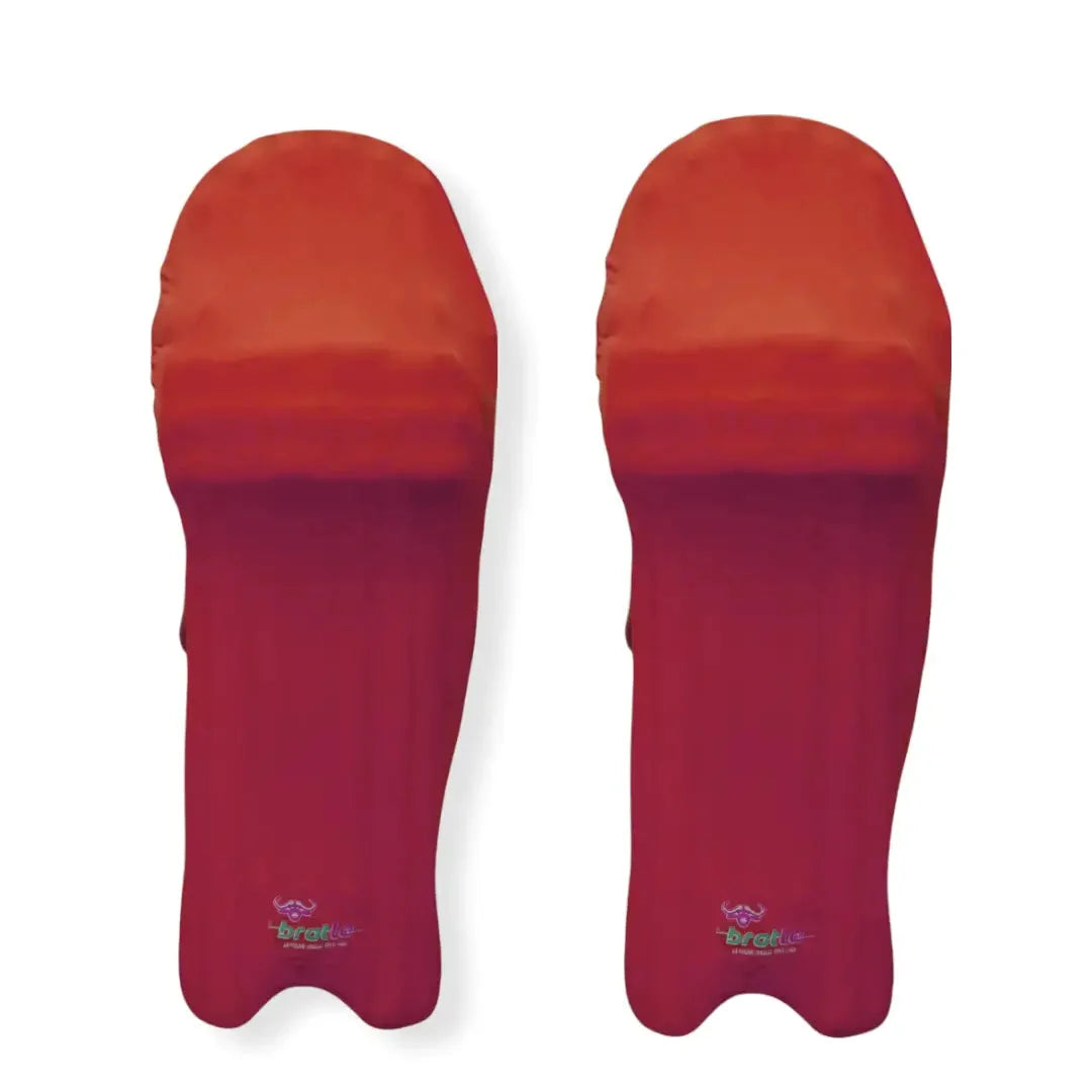 CBB Cricket Batting Pads Cover Clads Fit Neatly Easily Put On - Red - PADS - BATTING