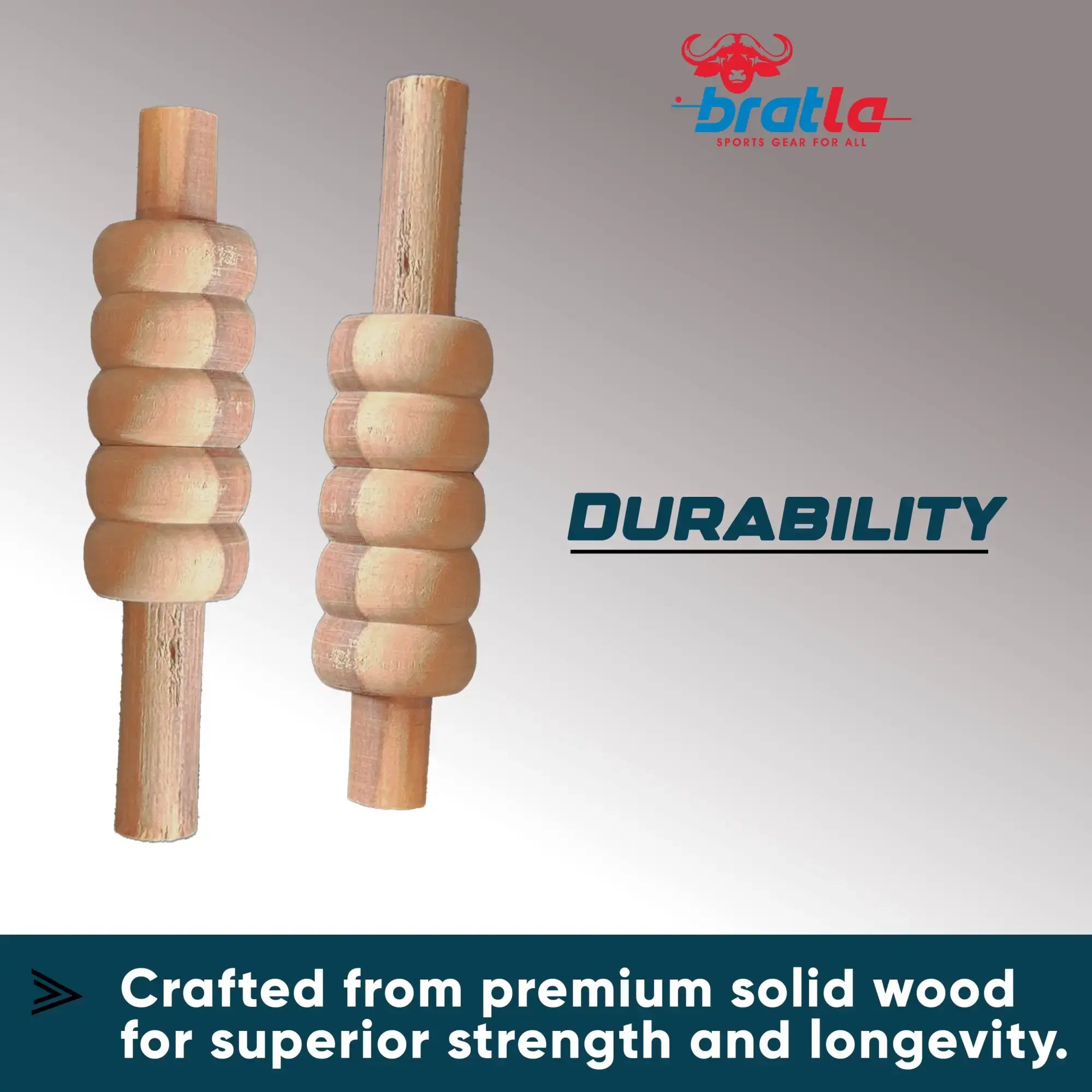 Bratla Cricket Bails for Stumps Pack of 4 - STUMPS BAILS