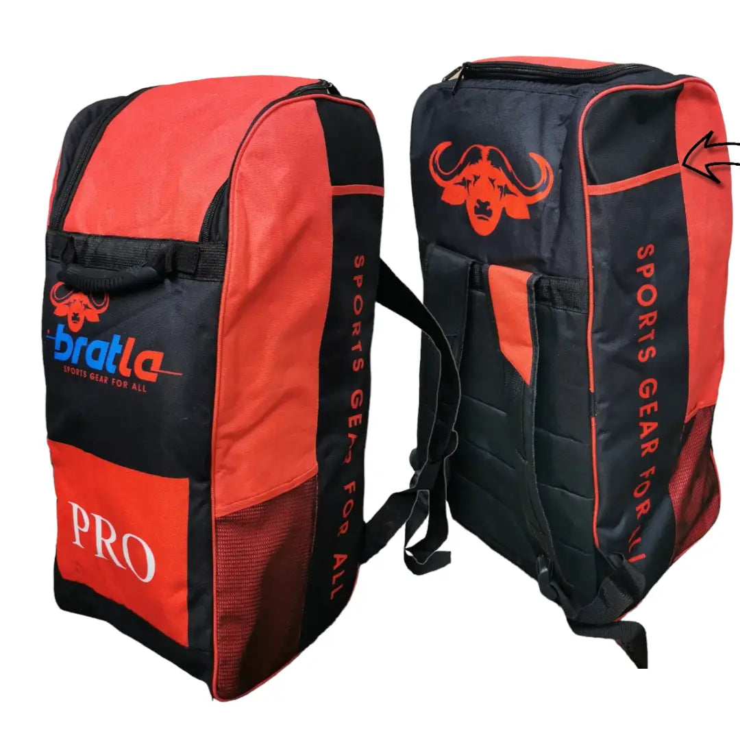Bratla Player Edition Cricket Kit Bag Duffle for Full Size Kit with 7  Pockets Black - Cricket Best
