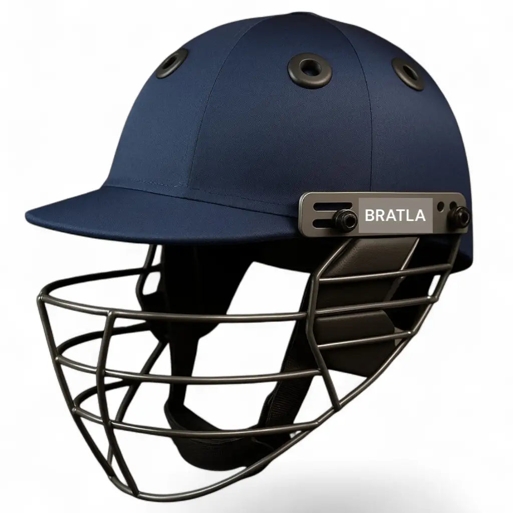 Bratla Vision 300 Cricket Helmet for Adults – Adjustable Grill Rear Knob Fit System Ventilated Design with Padded Inner Brim – Lightweight