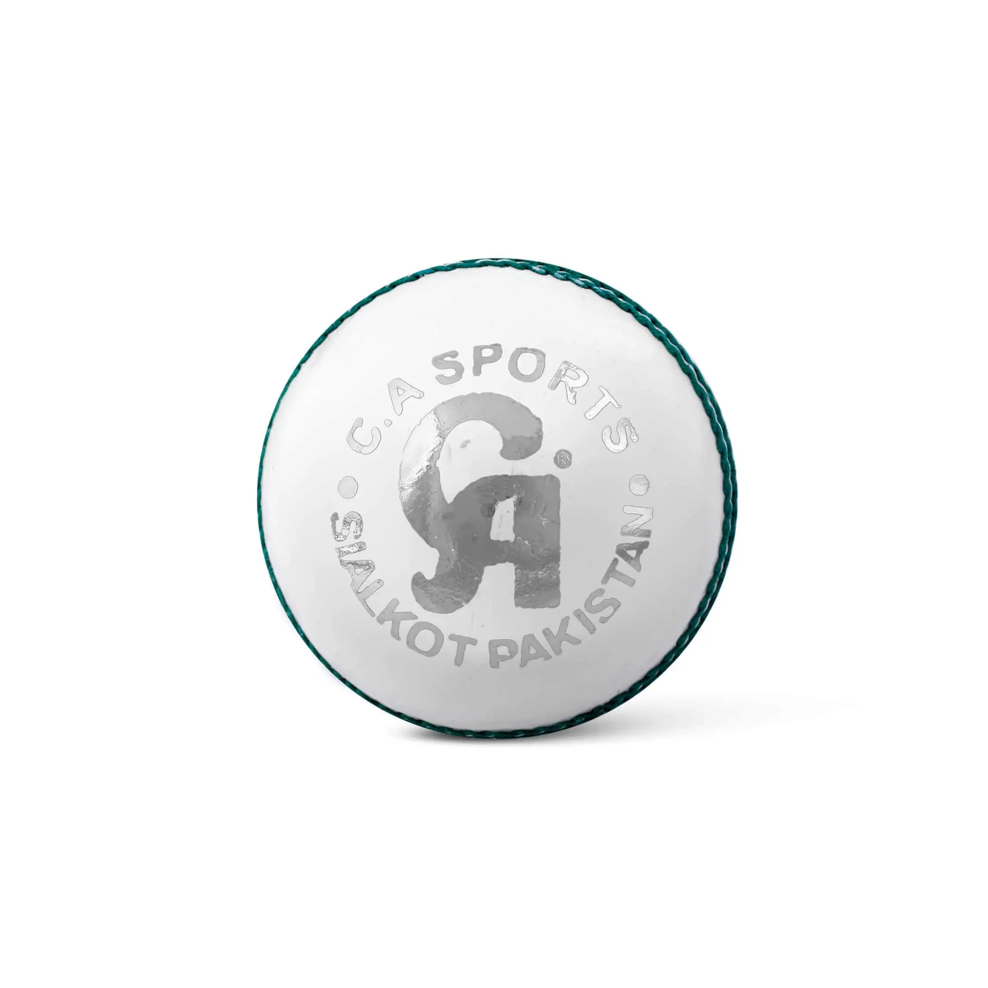 CA Test Star Cricket Hard Ball Chrome Leather Premium Quality - Senior / White - BALL - 4 PCS LEATHER