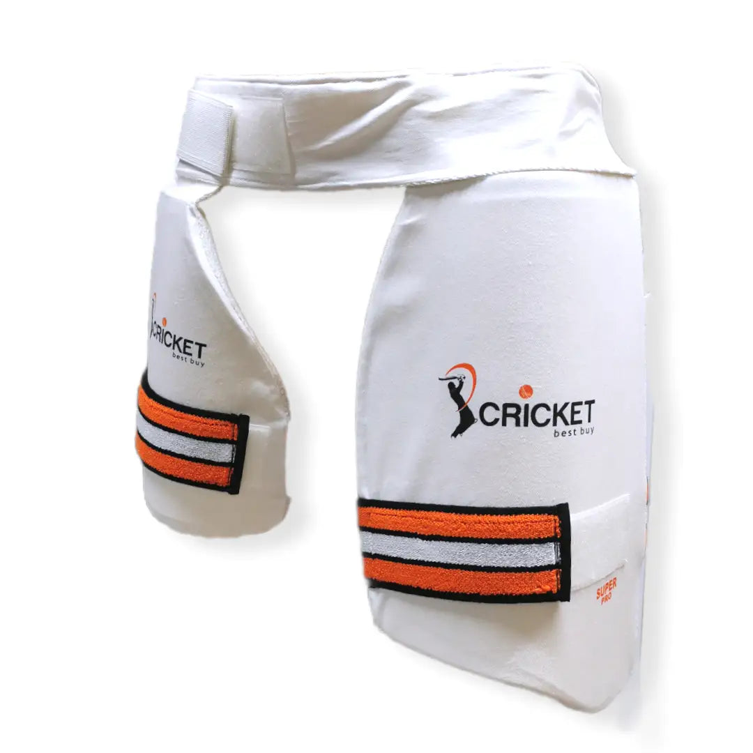 CBB Cricket Thigh Pad Guard Super Pro Combo All-in-One Protects Both Sides - BODY PROTECTORS - THIGH GUARD