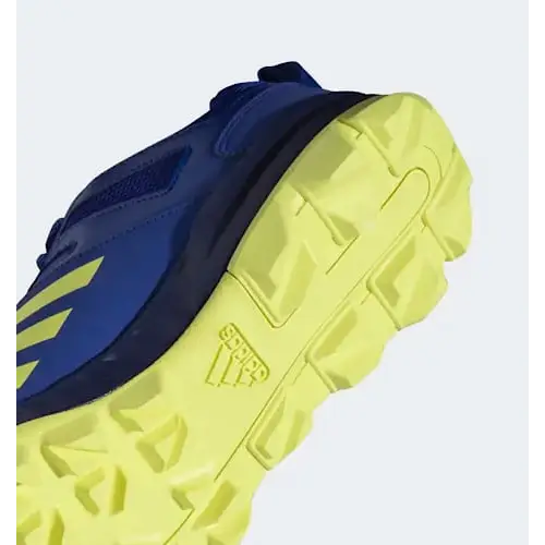 Adidas Cri Rise V2 Cricket Shoes Sonic ink/Pulse lime Cricket Shoes Rubber Sole - FOOTWEAR - RUBBER SOLE