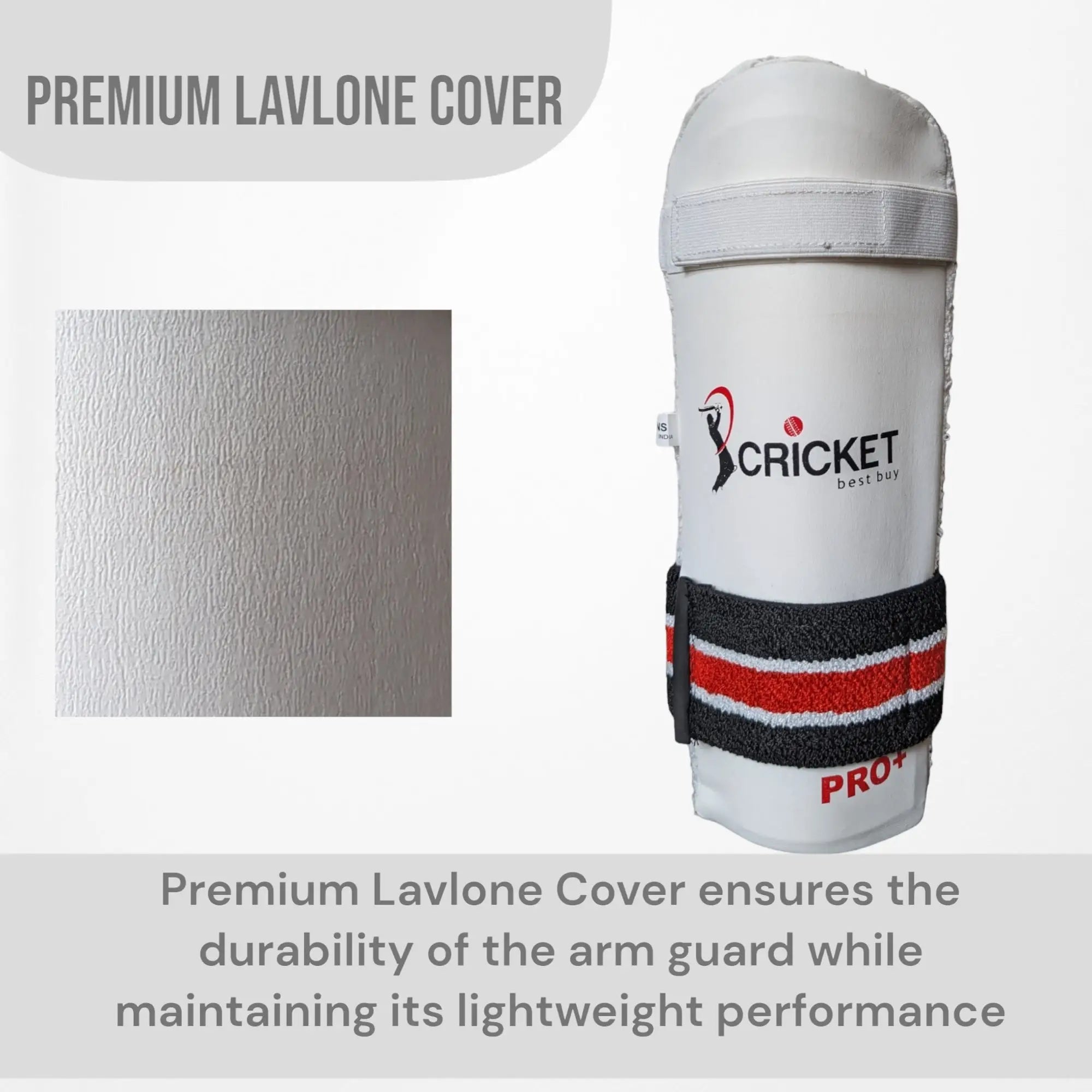 Cricket Arm Protector Guard Pro Plus Toweled Back Padded - BODY PROTECTORS - ARM GUARDS