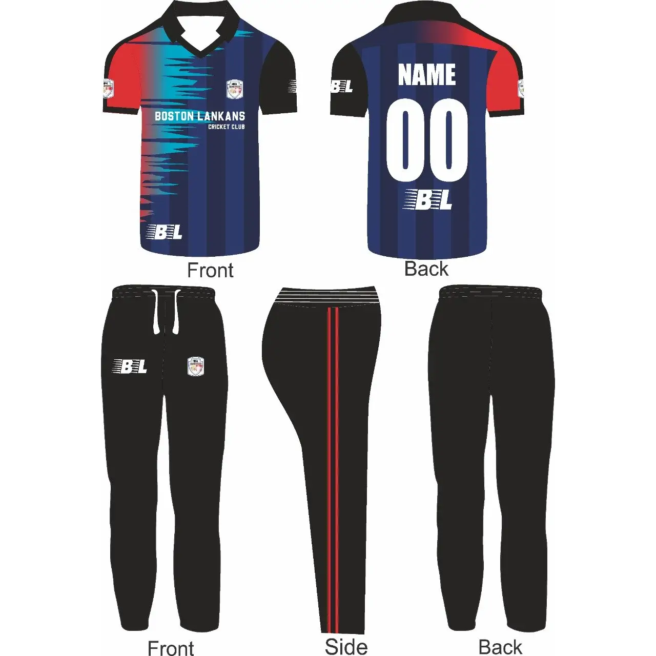 Cricket kit best sale jersey