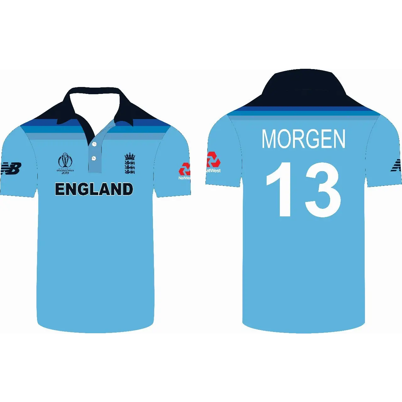 England Cricket Team Shirt Jersey Kit World Cup 2019 Replica