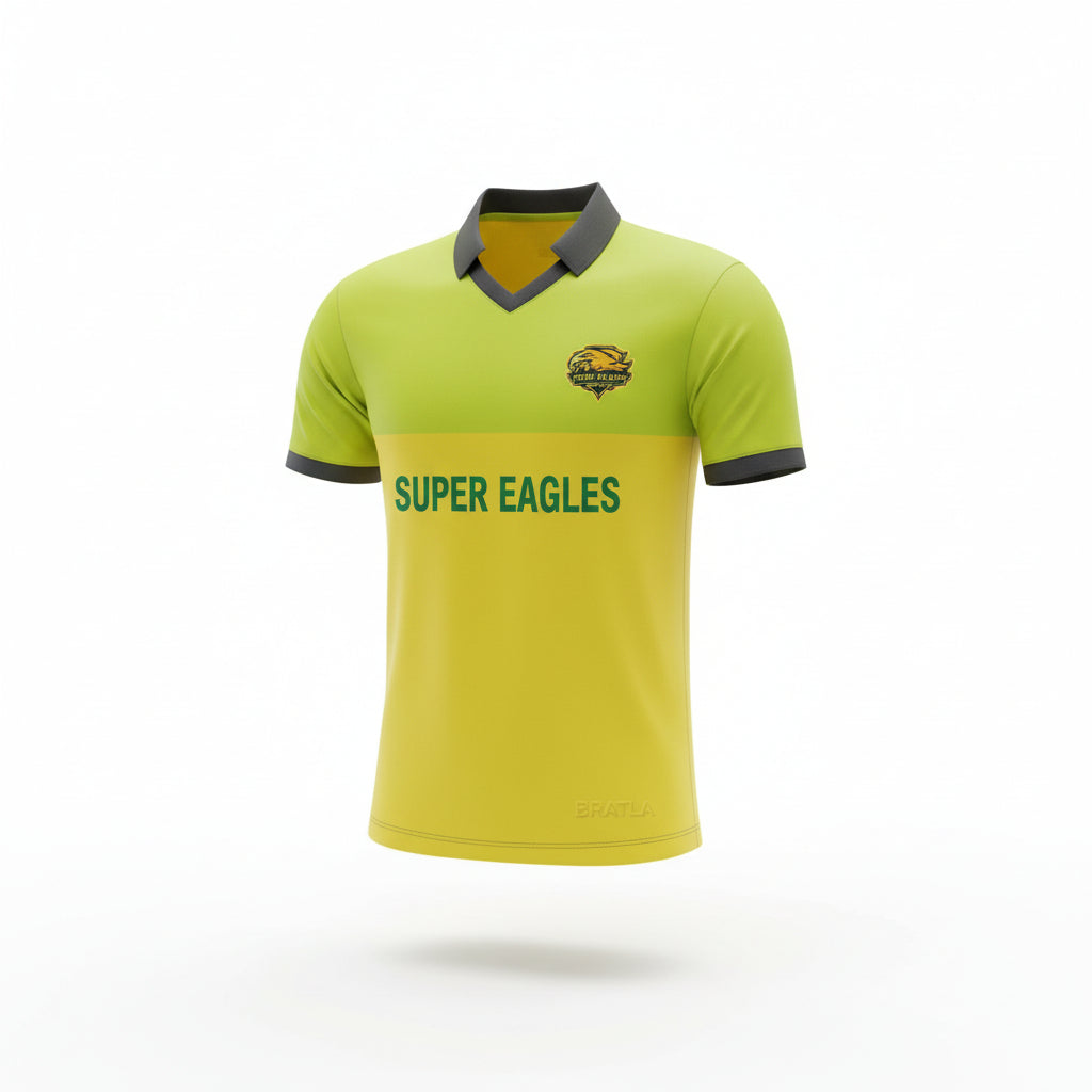 Cricket Kit Yellow Green Red Super Eagles 3 Piece Set