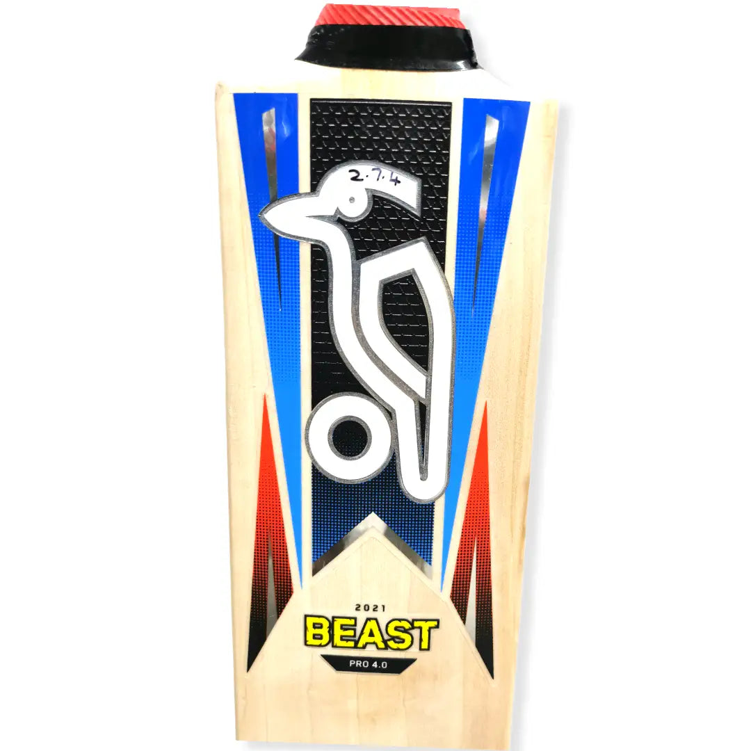 Kookaburra Retro Beast Pro 4.0 Cricket Bat English Willow - Short Handle - BATS - MENS ENGLISH WILLOW