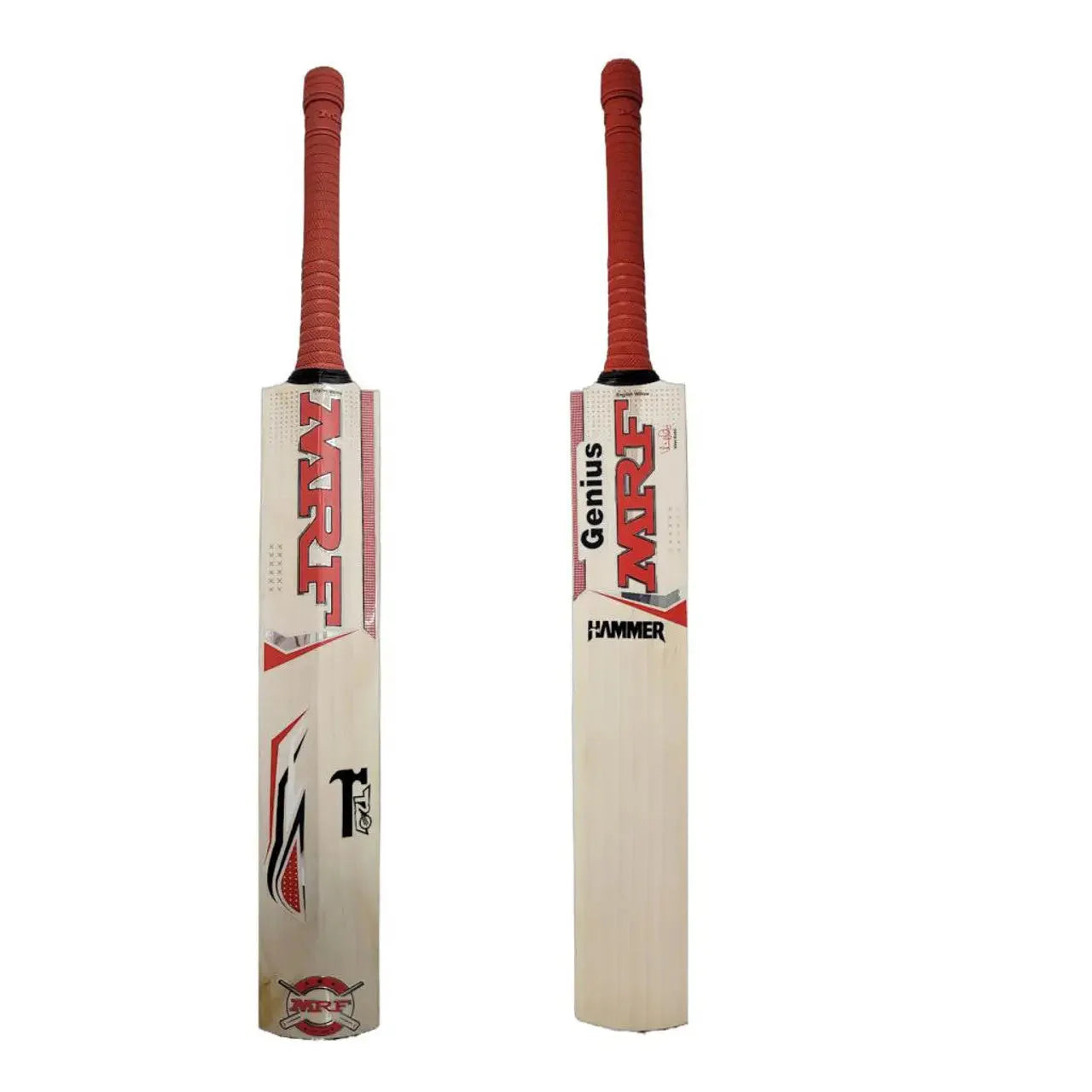 MRF Genius Hammer Cricket Bat - Short Handle - BATS - MENS ENGLISH WILLOW