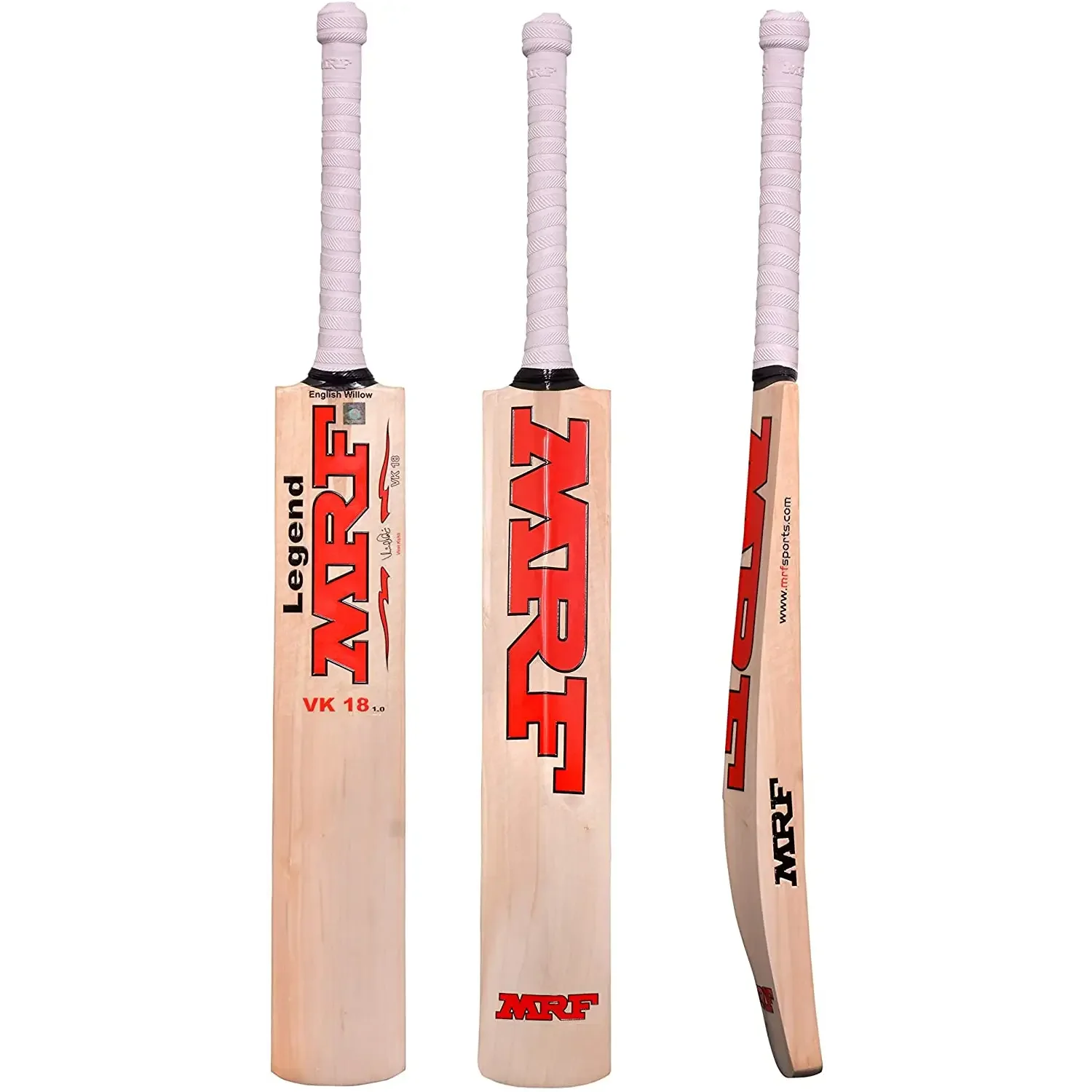 MRF Legend VK 18 1.0 Cricket Bat Short Handle - Short Handle - BATS - MENS ENGLISH WILLOW