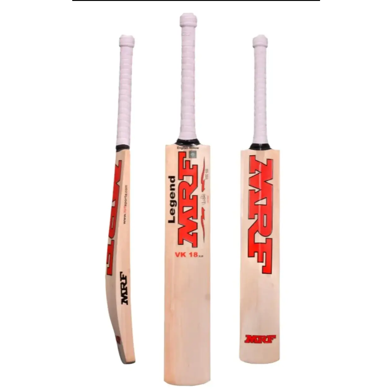 MRF Legend VK 18 2.0 Cricket Bat - Short Handle (Standard Adult Size Bat) - BATS - MENS ENGLISH WILLOW