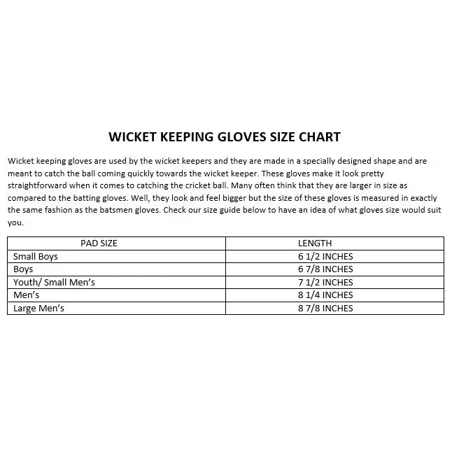 Protos Test Pro Plus Cricket Wicket Keeping Gloves - Men - GLOVE - WICKET KEEPING