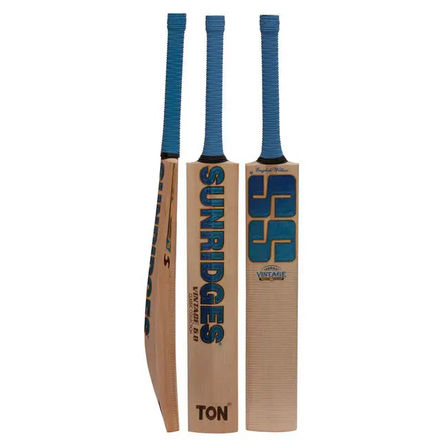 SS VINTAGE 6.0 Cricket Bat English Willow - Short Handle (Standard Adult Size Bat) - BATS - MENS ENGLISH WILLOW