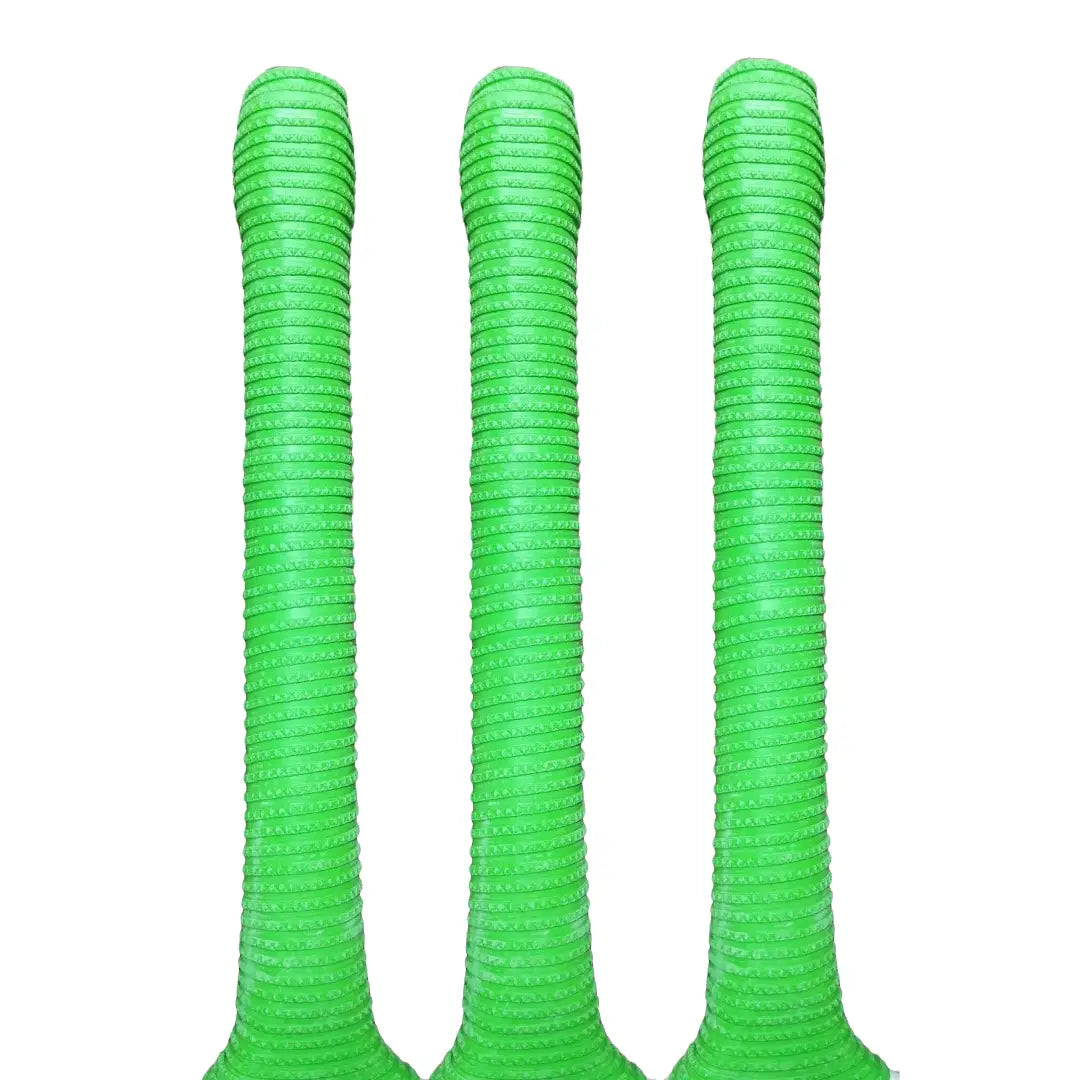 Bratla Pro Cricket Bat Rubber Grip Pack of 3 - Green - Cricket Bat Grip