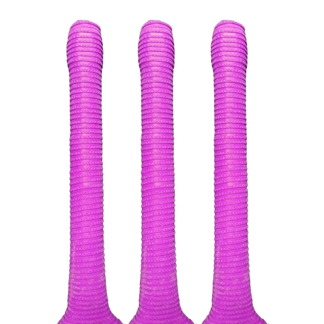 Bratla Pro Cricket Bat Rubber Grip Pack of 3 - Pink - Cricket Bat Grip