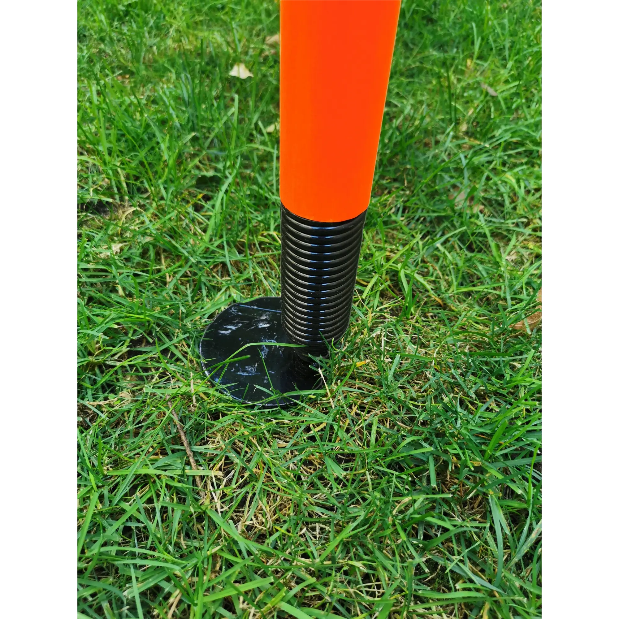 CBB Target Training Stump Wicket Metal Spring Loaded Orange Standard Full Size - STUMPS & BAILS