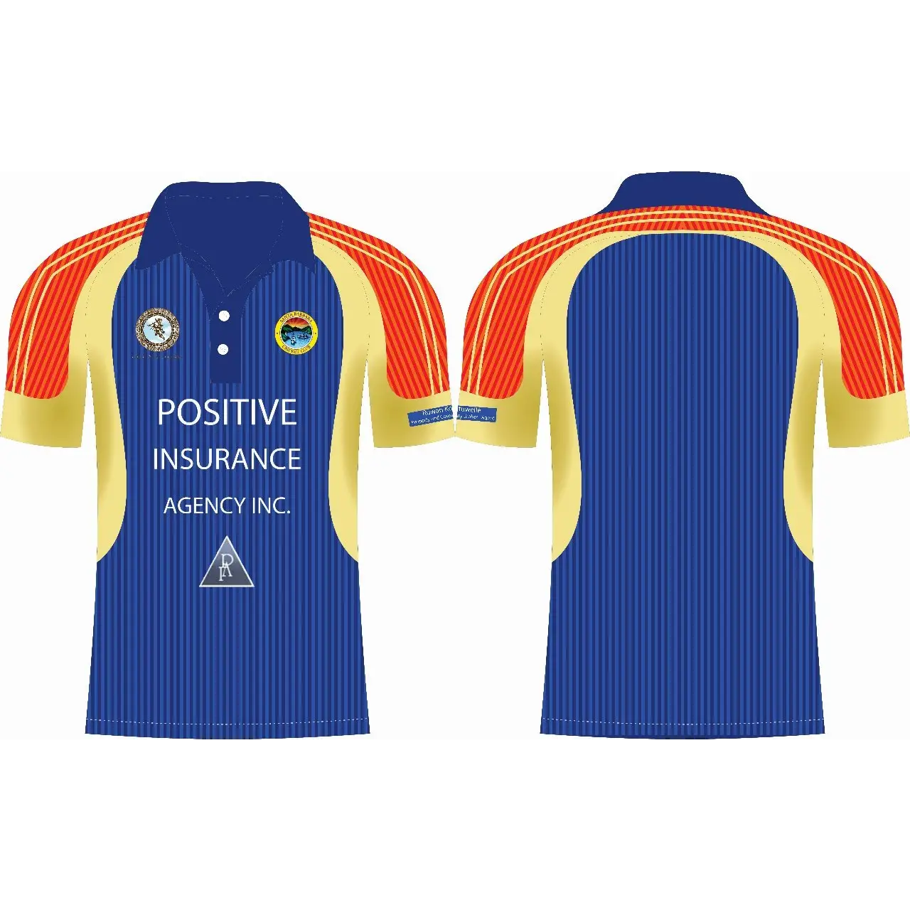 Blue yellow red shirt clearance
