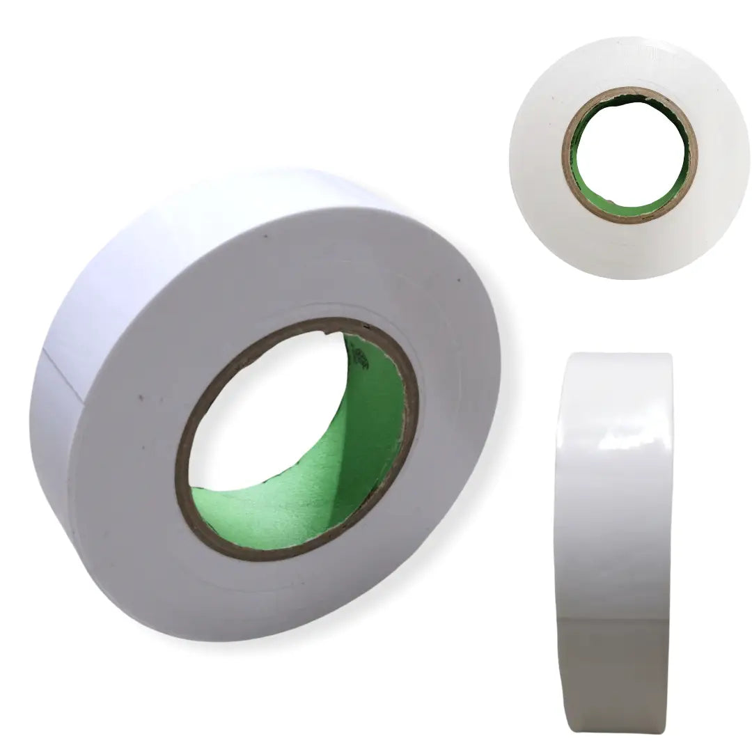 Cricket Tennis Ball Tape White Pack of 3 Rolls Used for Heavy & Light Weigh Tennis Ball - White Tape