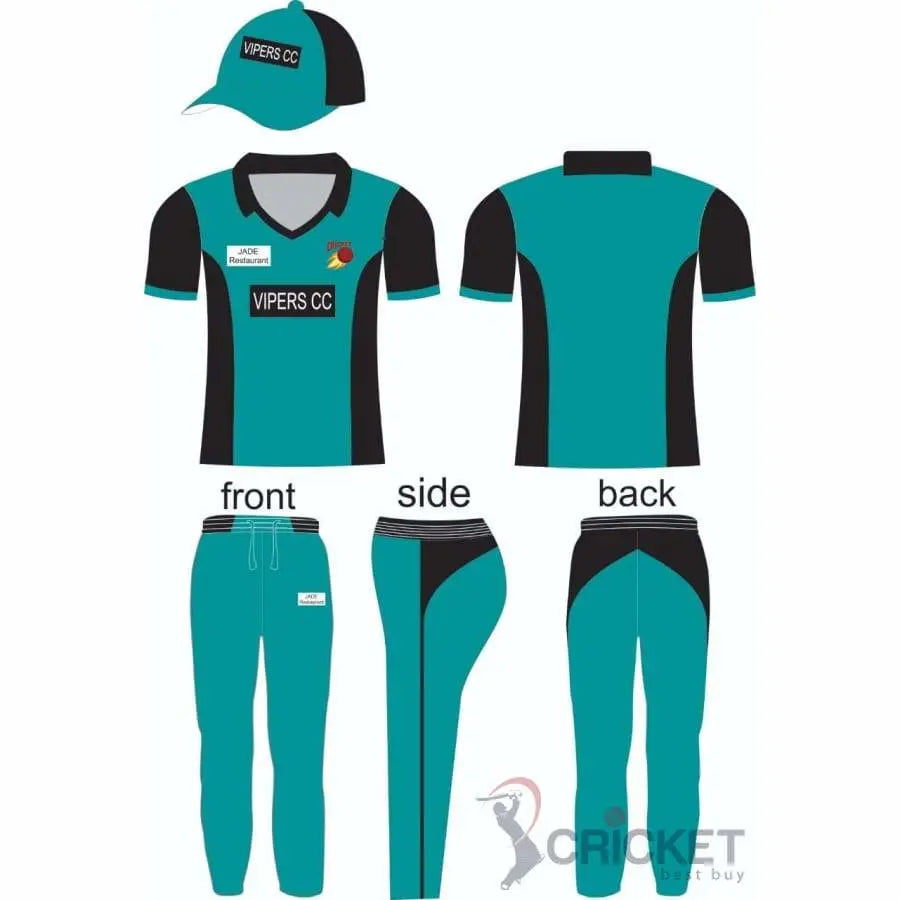 Custom Made Cricket Team Kit Jerseys Dark Green Yellow 2 Piece Set -  Cricket Best Buy