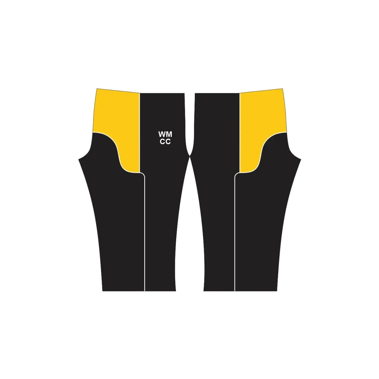 Customized Sublimation Cricket Uniform Jerseys Kit MW CC Yellow Green Black - CLOTHING CUSTOM