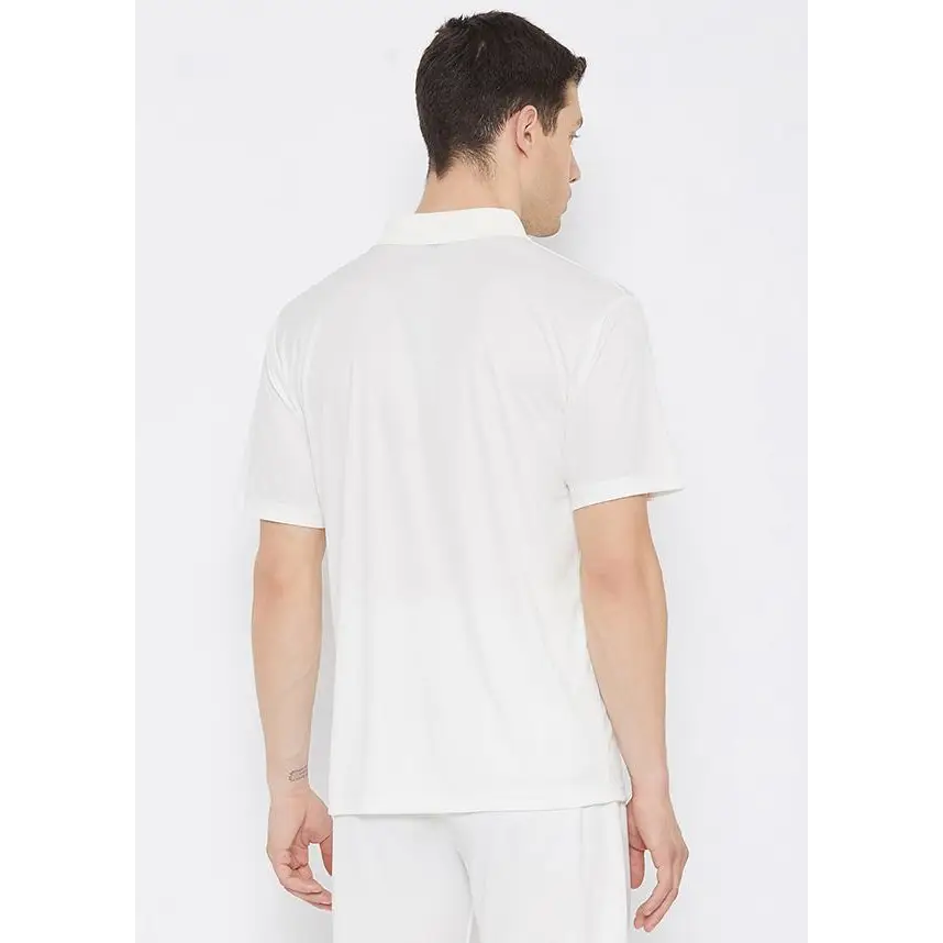 SG Club Half Sleeve Cricket Shirt Jersey White - CLOTHING - SHIRT