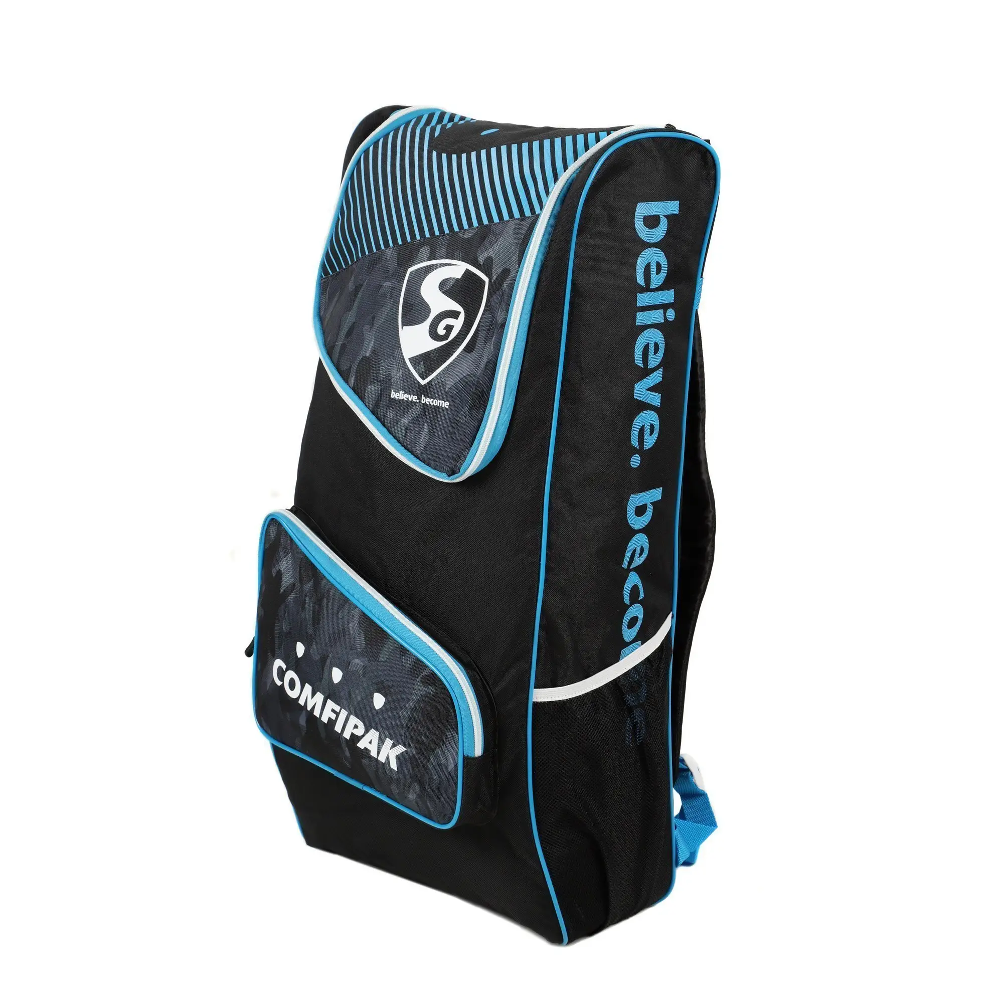 SG Comfipak Cricket Kit Bag Black & Blue Color Back Pack - BAG - PERSONAL