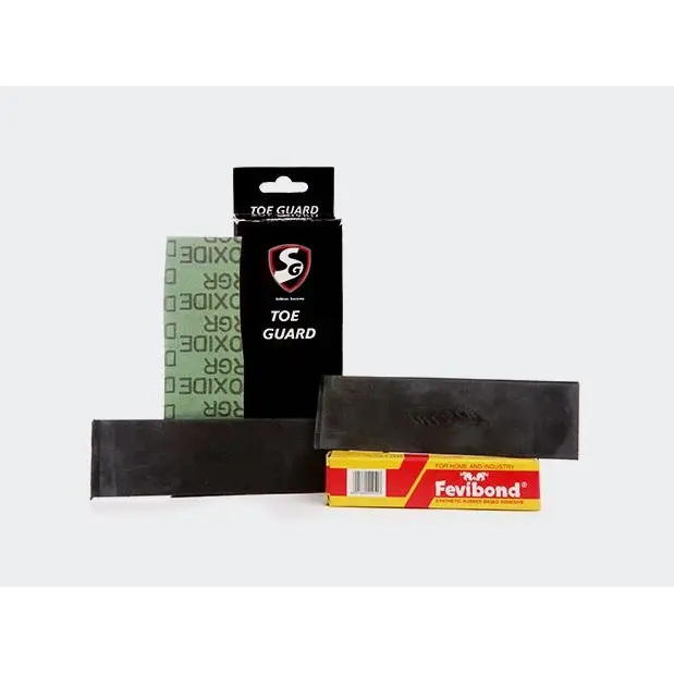 SG Cricket Bat Toe Guard Protector Kit Prevents Damage to Toe - Bat Repair Kit