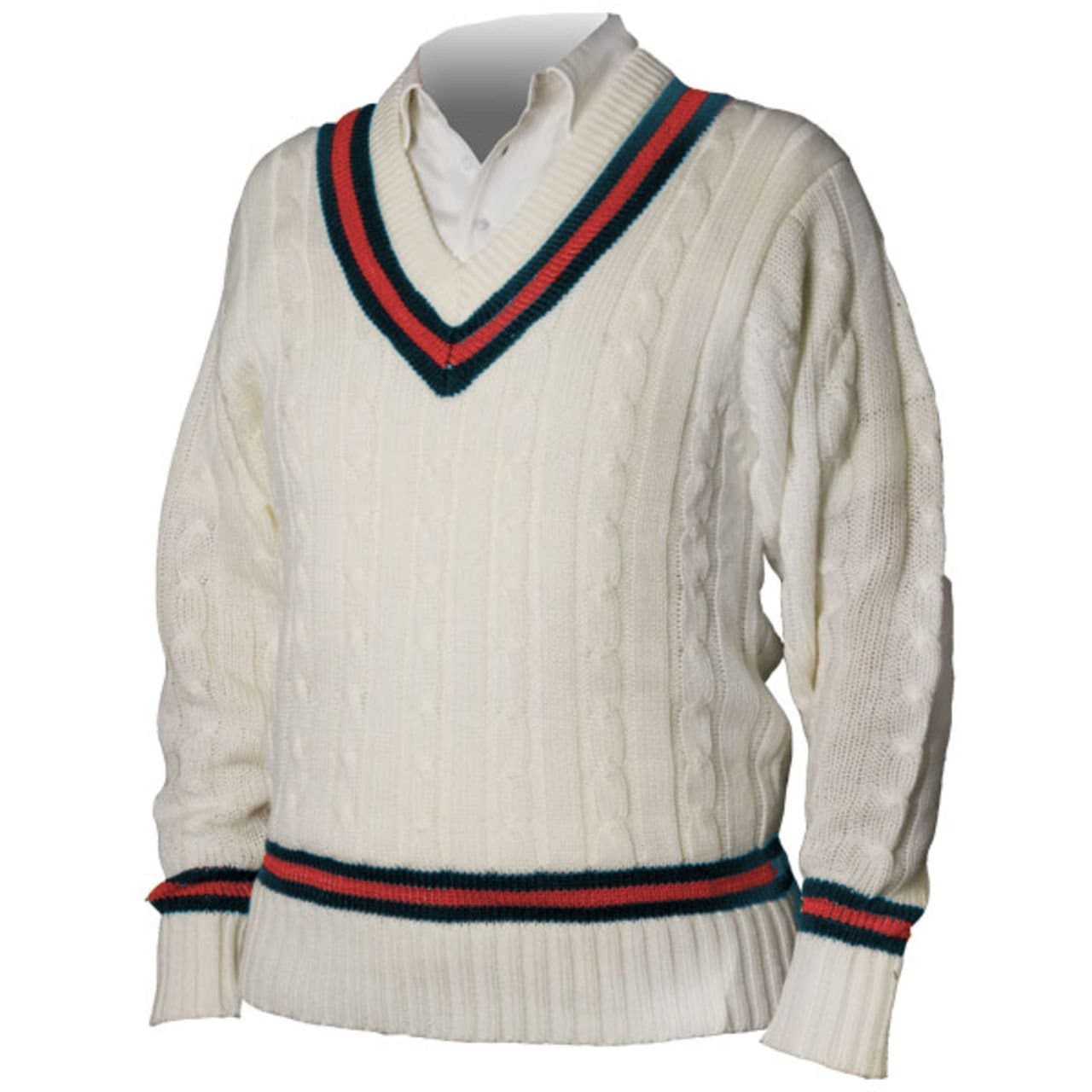 2 Types of Cricket Sweater Worn by Cricketers During Cold Weather Match