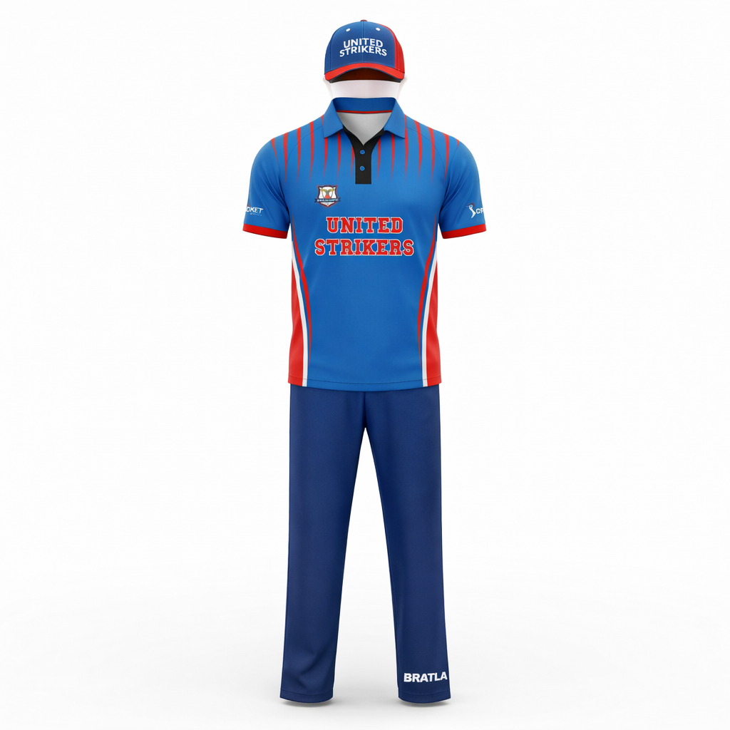 Cricket shirt custom made Red/Blue