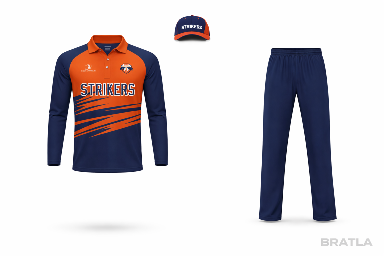 Sports Jersey and Trouser Kit Custom Made Blue Full Sublimation Jersey 2 Piece Set