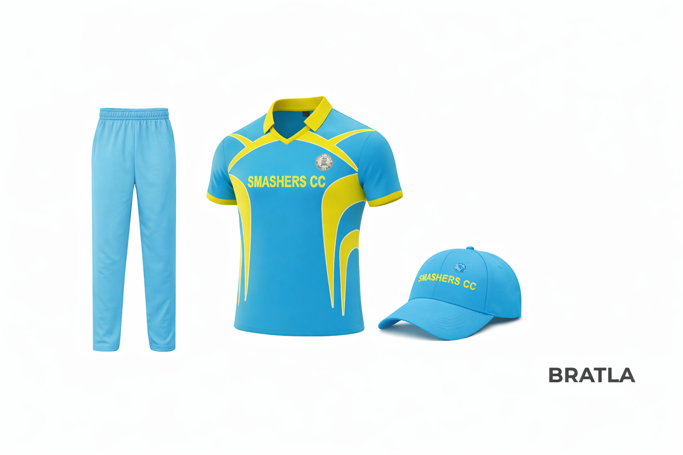Cricket Shirt Jersey Color Uniform Customized Shirt Full Sublimation Blue 2 Piece Set