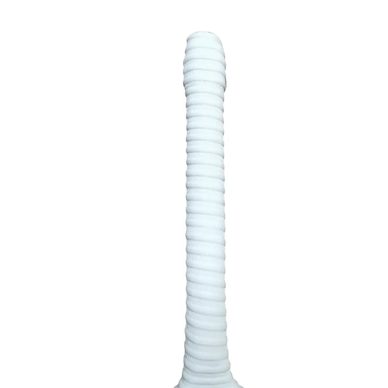 Bratla Coil Cricket Bat Rubber Grip - White - Cricket Bat Grip