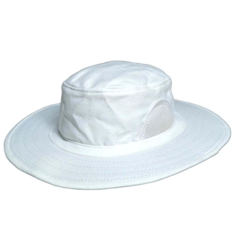 Bratla Cricket Sun Hat White - Small / White - CLOTHING - HEADWEAR