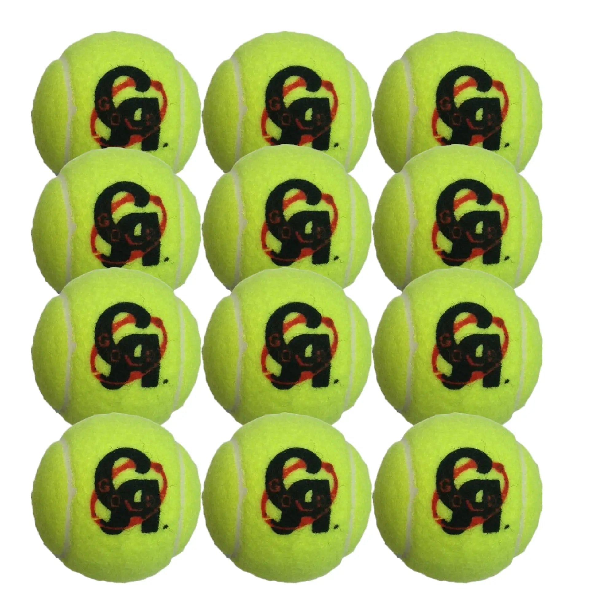 CA GOLD Cricket Tennis Ball - Pack of 12 - BALL - SOFTBALL