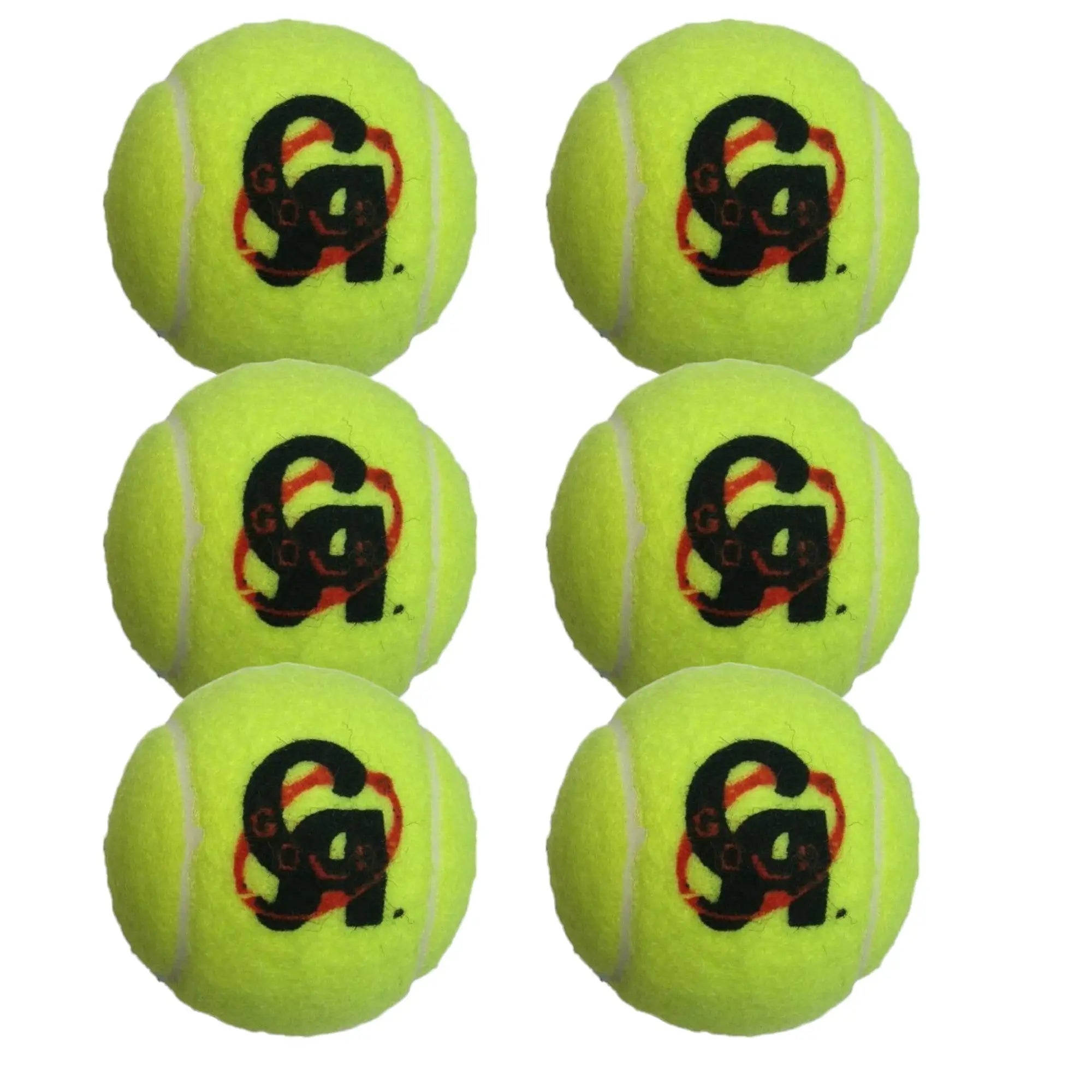 CA GOLD Cricket Tennis Ball - Pack of 6 - BALL - SOFTBALL
