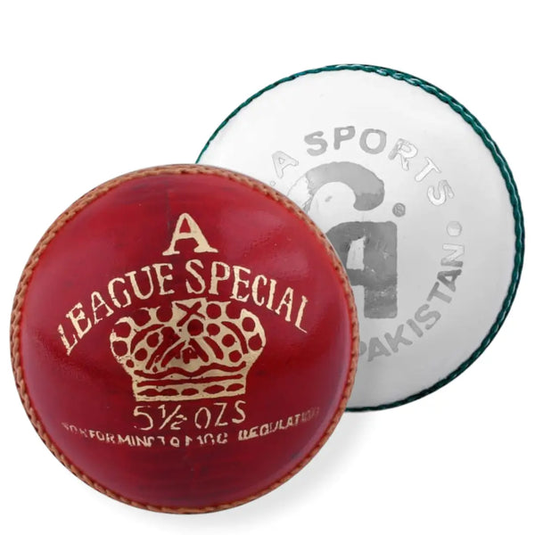 CA League Special Cricket Hard Ball Premium Quality Chrome Leather - BALL - 4 PCS LEATHER