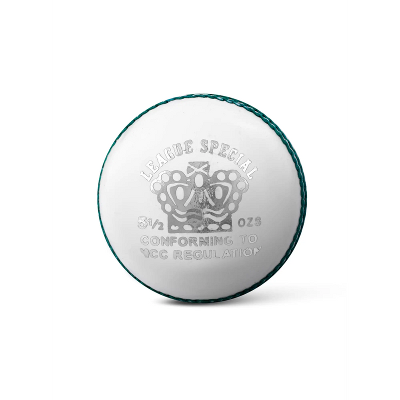 CA League Special Cricket Hard Ball Premium Quality Chrome Leather - Senior / White - BALL - 4 PCS LEATHER