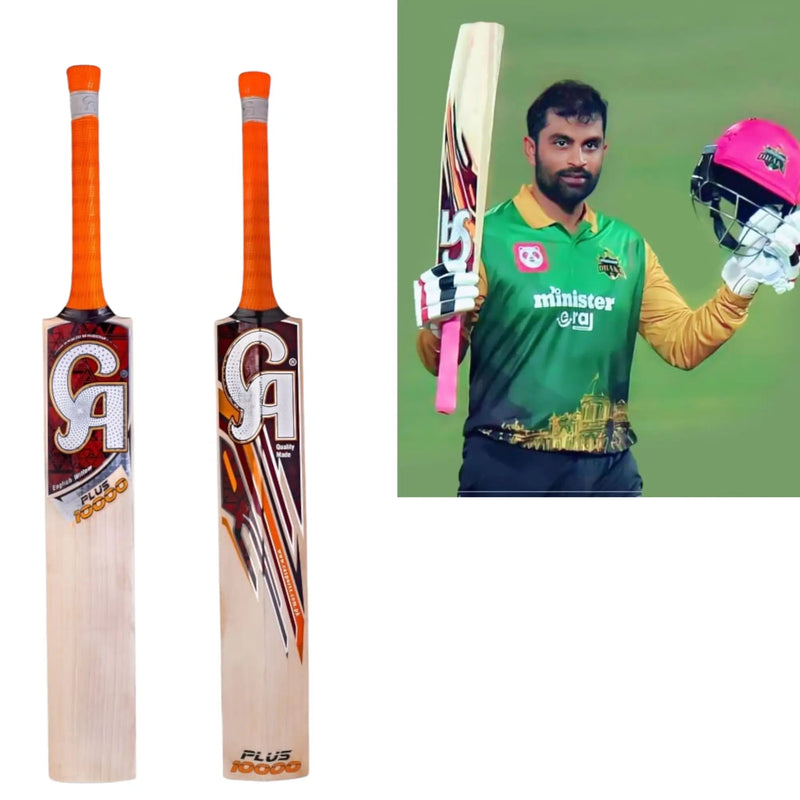 CA Plus 10000 Cricket Bat English Willow Signature Bat - Short Handle - BATS - MENS ENGLISH WILLOW