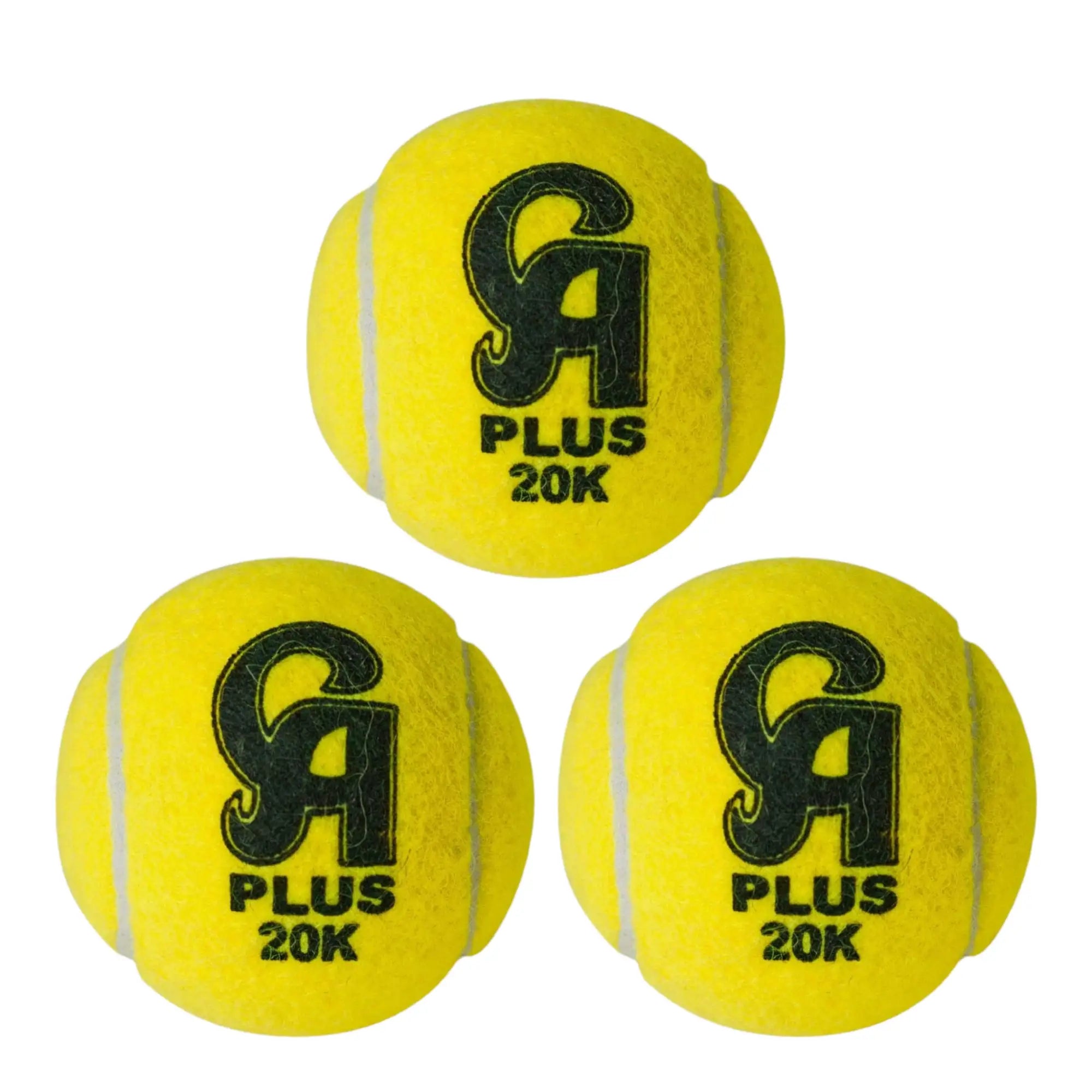 CA Plus 20K Cricket Tennis Ball Tape Ball (Pack of 3) - BALL - SOFTBALL