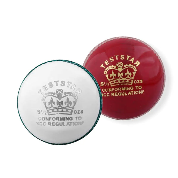 CA Test Star Cricket Hard Ball Chrome Leather Premium Quality - BALL - 4 PCS LEATHER