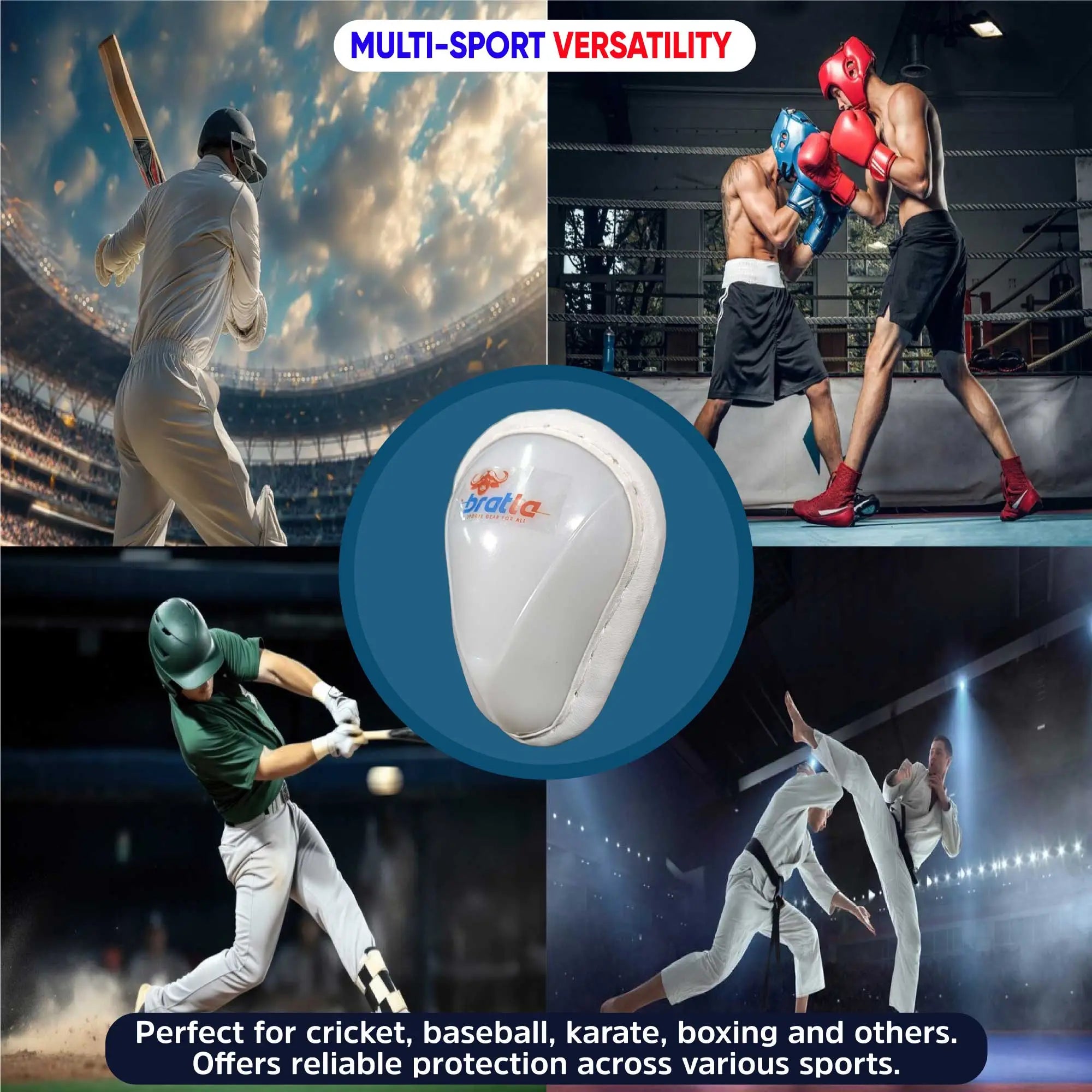 CBB Cricket Abdominal Guard Slip-in Groin Protector with Foam Casing - Adult - BODY PROTECTORS - ABDO GUARDS