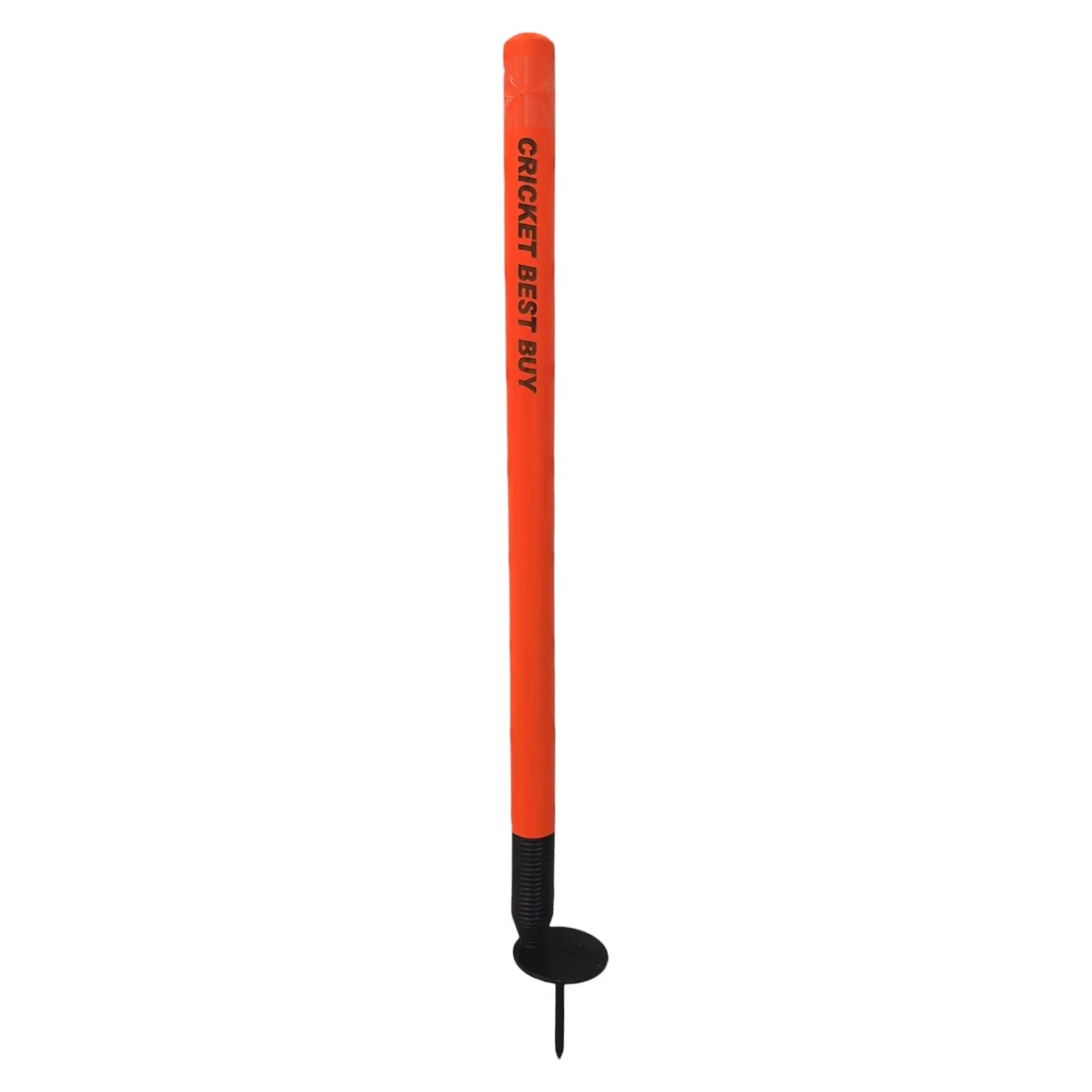 CBB Target Training Stump Wicket Metal Spring Loaded Orange Standard Full Size - STUMPS