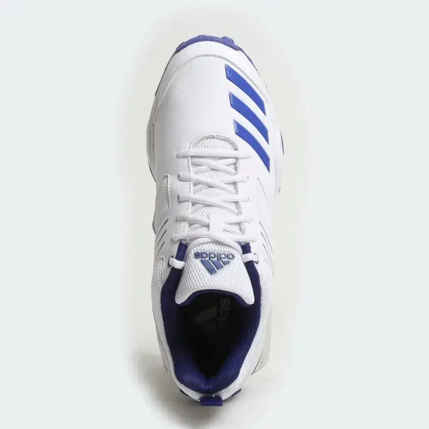 Adidas CRI HASE Cricket Shoes Rubber Sole White/ Sonic Ink / Legacy Indigo - FOOTWEAR - RUBBER SOLE