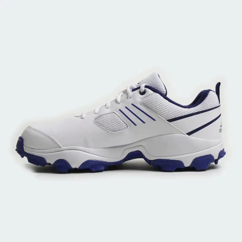 Adidas CRI HASE Cricket Shoes Rubber Sole White/ Sonic Ink / Legacy Indigo - FOOTWEAR - RUBBER SOLE