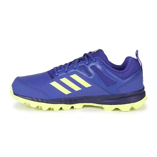 Adidas Cri Rise V2 Cricket Shoes Sonic ink/Pulse lime Cricket Shoes Rubber Sole - FOOTWEAR - RUBBER SOLE